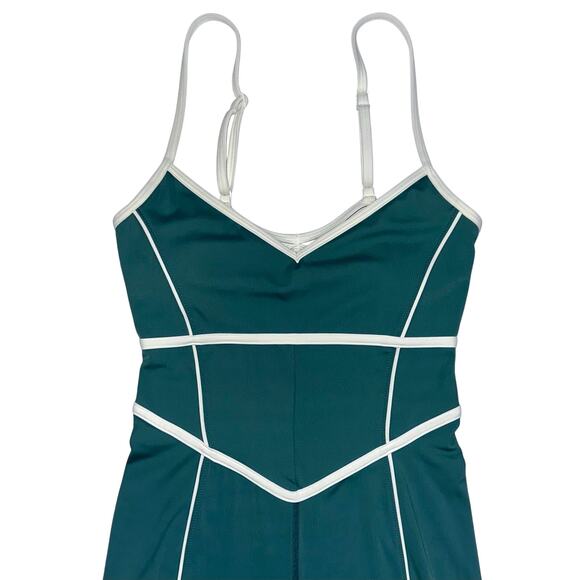 Yllw The Label Breathe Green Short Onesie Romper Size Medium - Picture 5 of 16